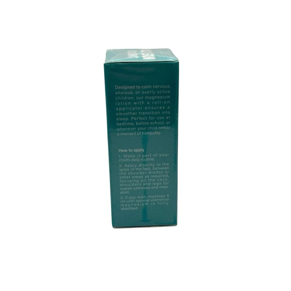 For Kids Magnesium Calming Roll-On Lotion for Sensitive Skin Sleep Aid 60 ml